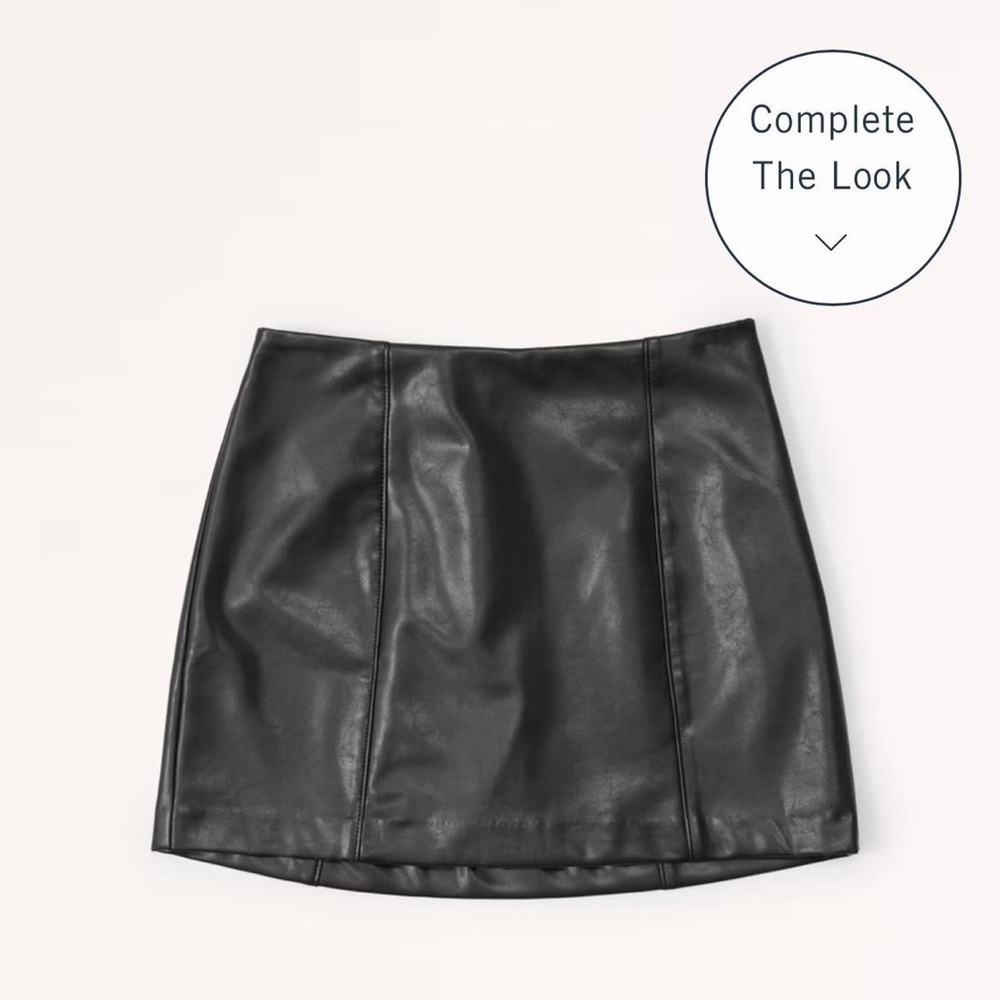 Abercrombie &Fitch Vegan Leather Skort